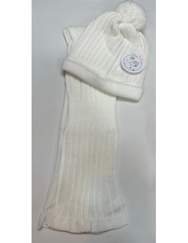 CONJUNTO DE  GORRO BEBÉ