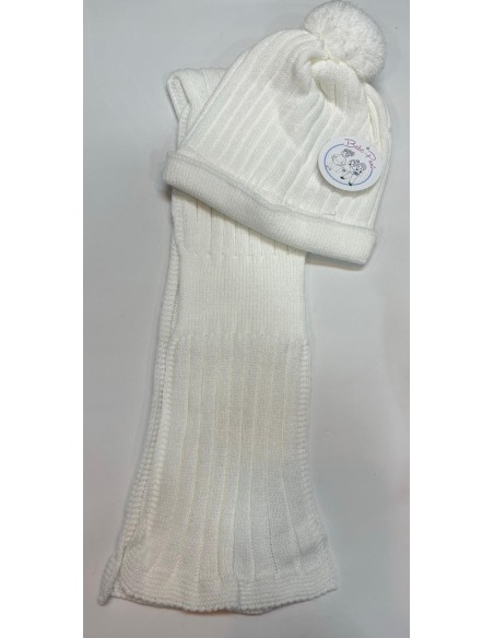 CONJUNTO DE  GORRO BEBÉ