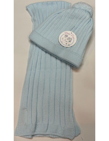 CONJUNTO DE  GORRO BEBÉ
