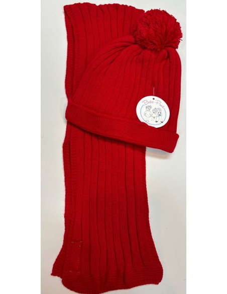 CONJUNTO DE  GORRO BEBÉ