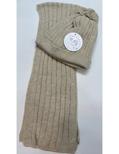 CONJUNTO DE  GORRO BEBÉ