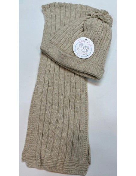 CONJUNTO DE  GORRO BEBÉ