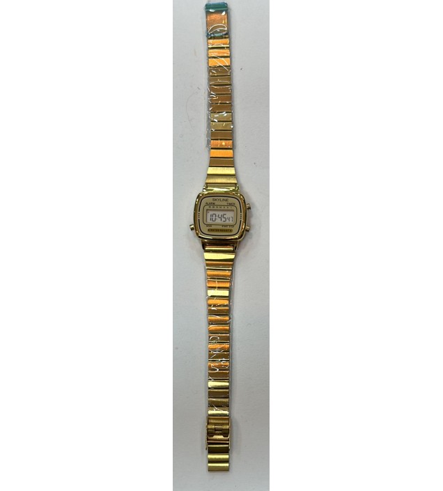 RELOJ MUJER ACERO DORADO 2