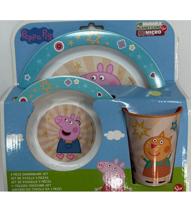 SET VAJILLA PEPPA PIG