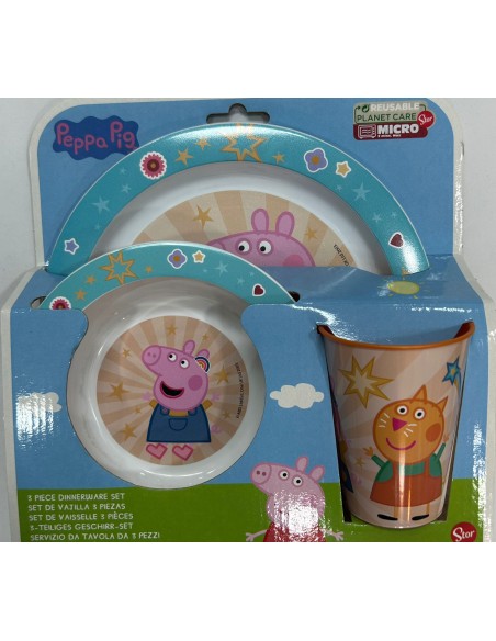 SET VAJILLA PEPPA PIG