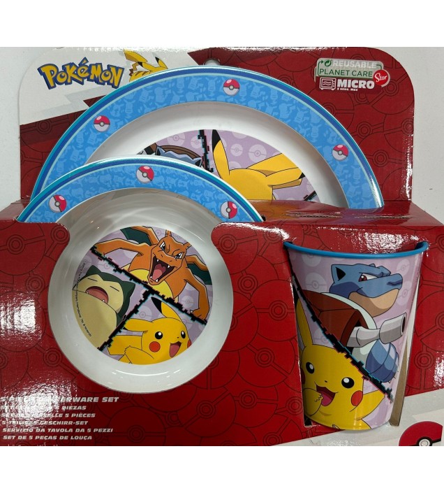 SET VAJILLA POKEMON