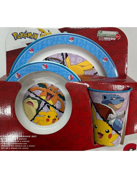 SET VAJILLA POKEMON