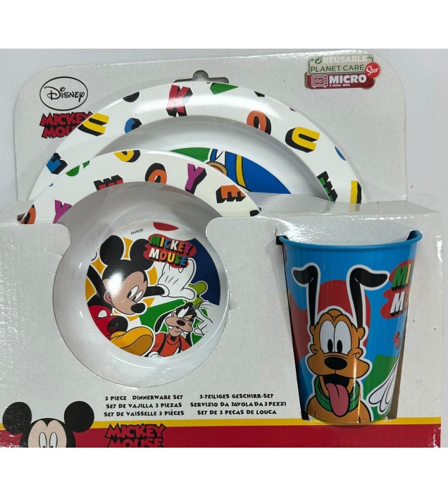 SET VAJILLA MICKEY