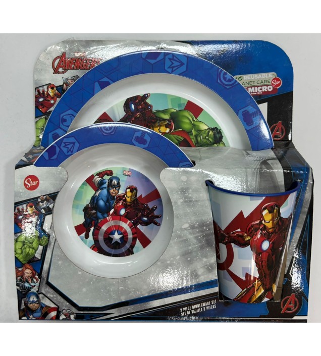 SET VAJILLA AVENGERS