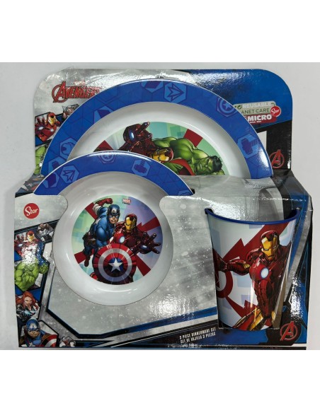 SET VAJILLA AVENGERS