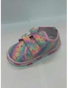 ZAPATILLA LONA LUCES 2