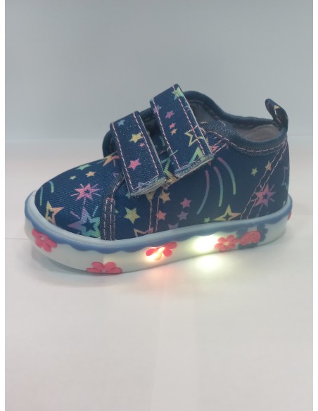 ZAPATILLA LONA LUCES