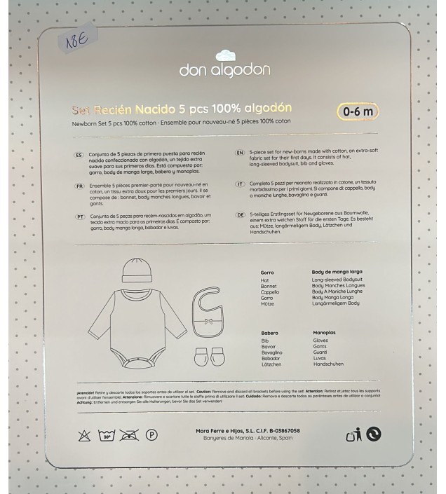 SET RECIEN NACIDO 5 PCS 2