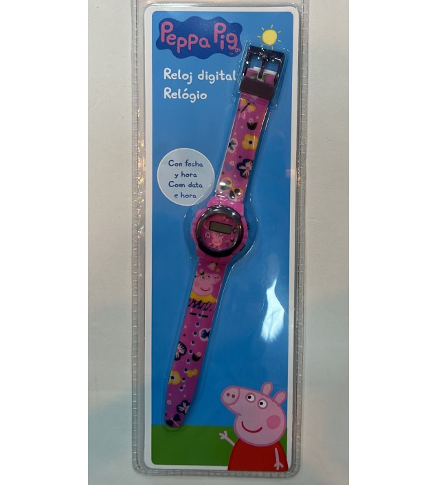 RELOJ DIGITAL PEPPA PIG