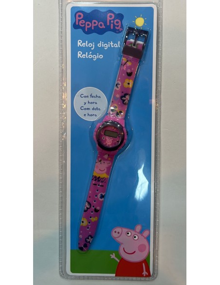 RELOJ DIGITAL PEPPA PIG