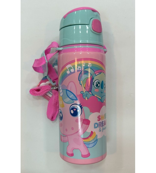 BOTELLA ALUMINIO UNICORNIO