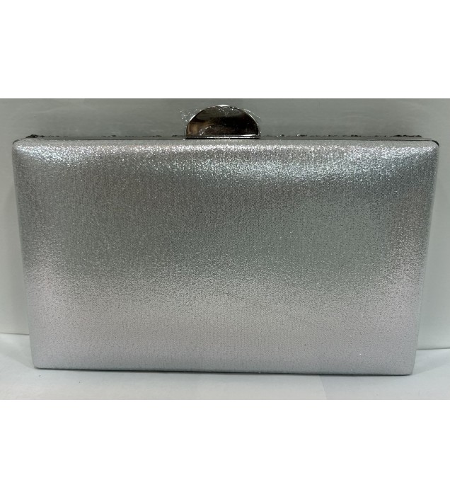 BOLSO PIEDRITAS PLATEADO 2