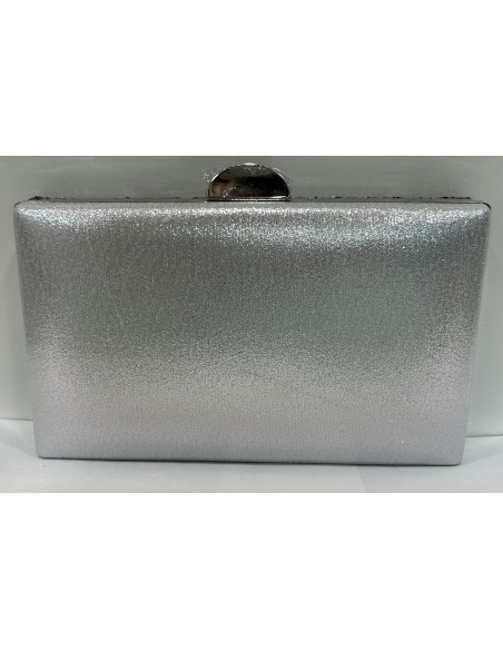 BOLSO PIEDRITAS PLATEADO