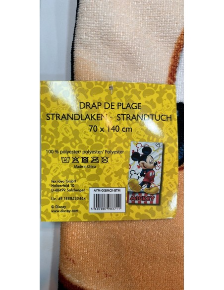 TOALLA MICKEY MOUSE