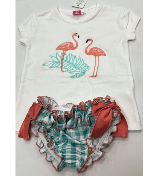 BAÑADOR FLAMENCO NIÑA