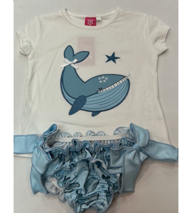 CONJUNTO BAÑADOR BALLENA