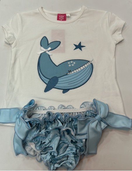 CONJUNTO BAÑADOR BALLENA