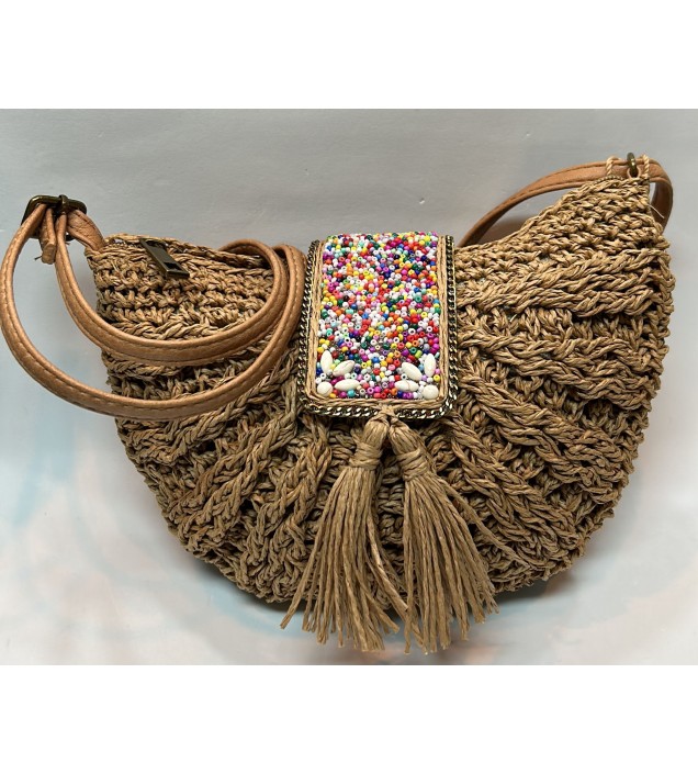 BOLSO DE RAFIA