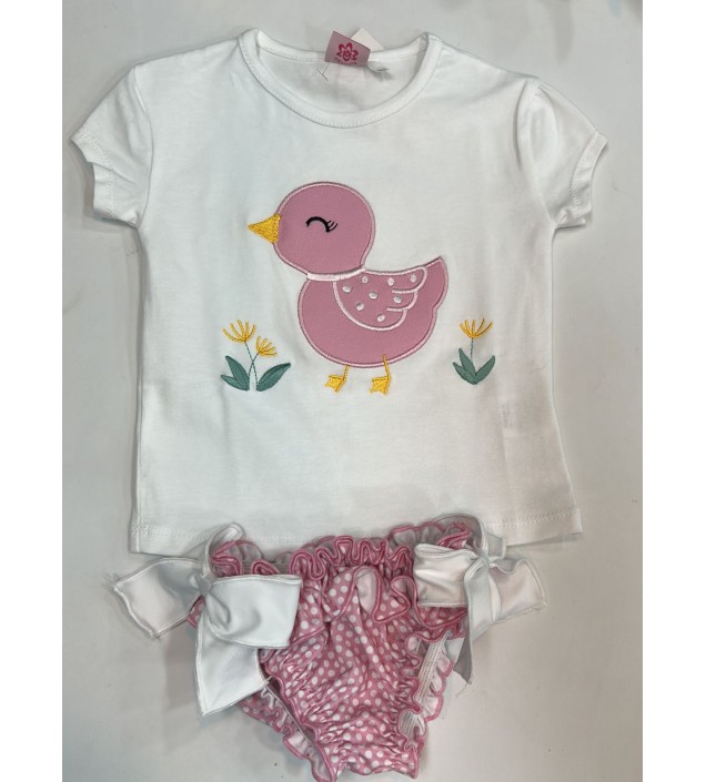 CONJUNTO BAÑADOR POLLITO
