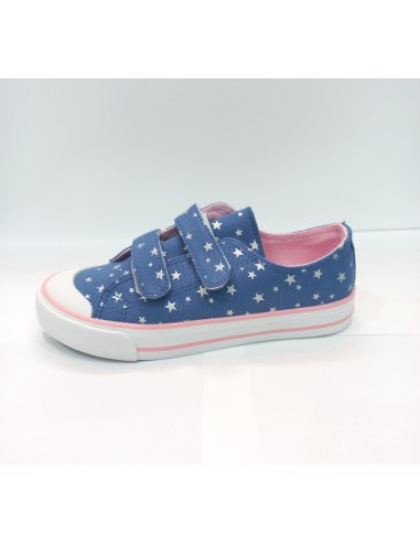 ZAPATILLAS LONA VELCRO ESTRELLAS