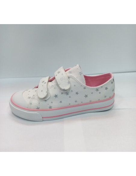 ZAPATILLAS LONA VELCRO ESTRELLAS