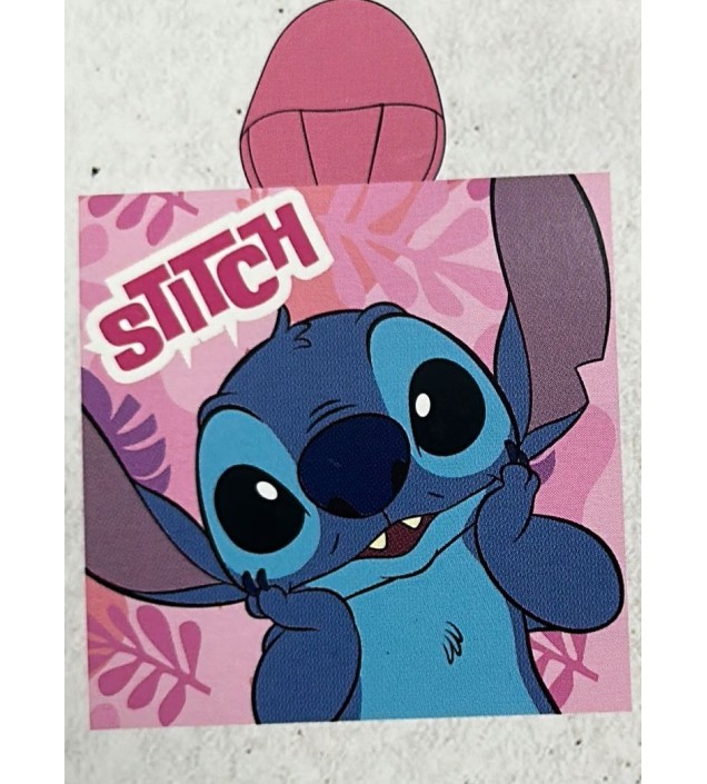 CAPA BAÑO STICH ROSA