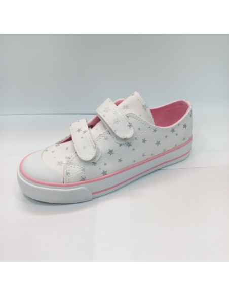 ZAPATILLAS LONA VELCRO ESTRELLAS