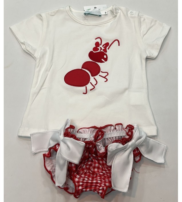 CONJUNTO BAÑADOR HORMIGUITA NIÑA