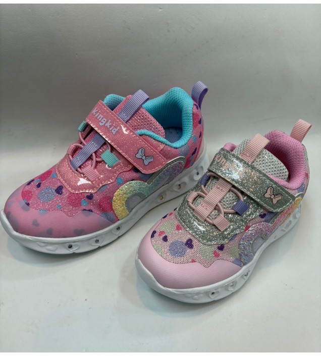 ZAPATILLA ROSA LUCES.