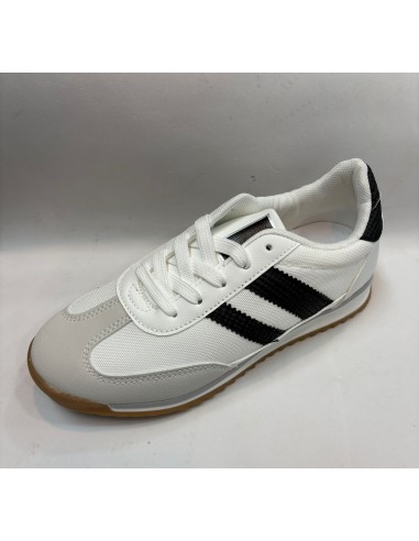 ZAPATILLA BLANCA RAYAS