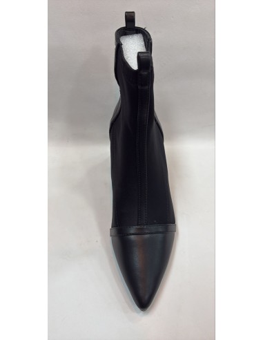 BOTIN ELASTICO NEGRO / BEIGE