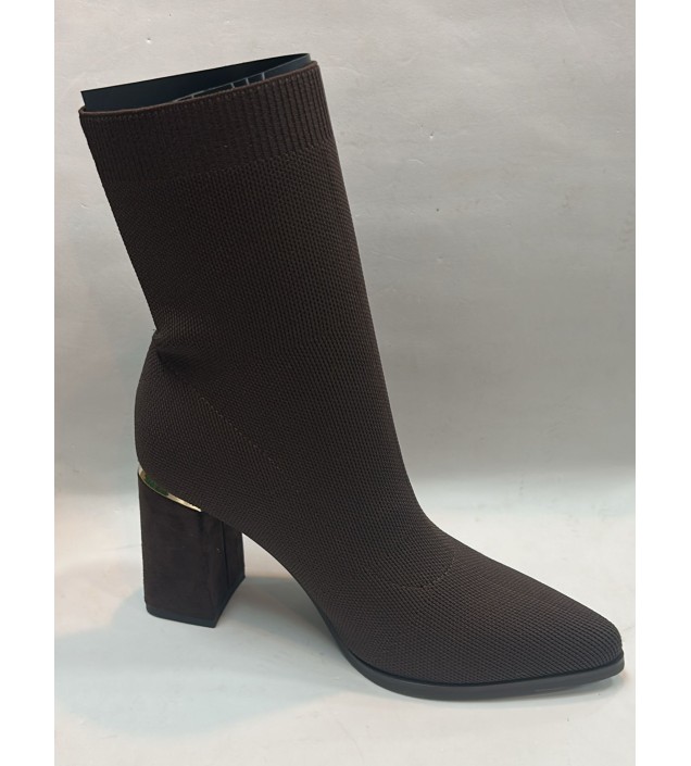 BOTIN CALCETIN MARRON 2