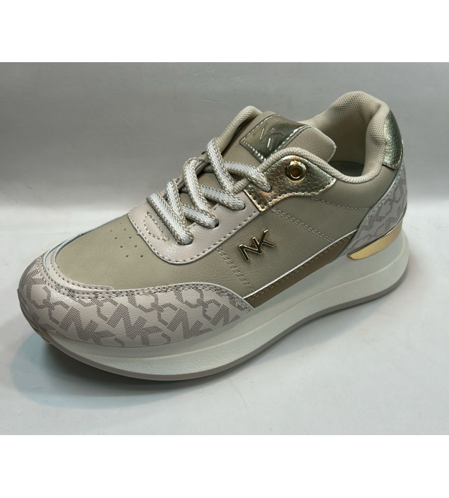 ZAPATILLA BEIG PLATAFORMA