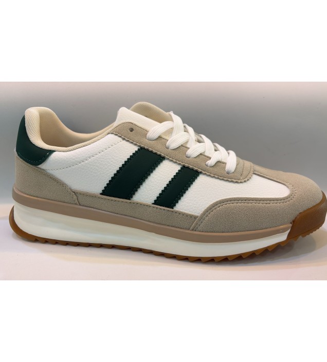 ZAPATILLA RAYAS VERDE 2