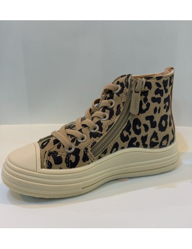 ZAPATILLAS ALTAS ORO / MARRON