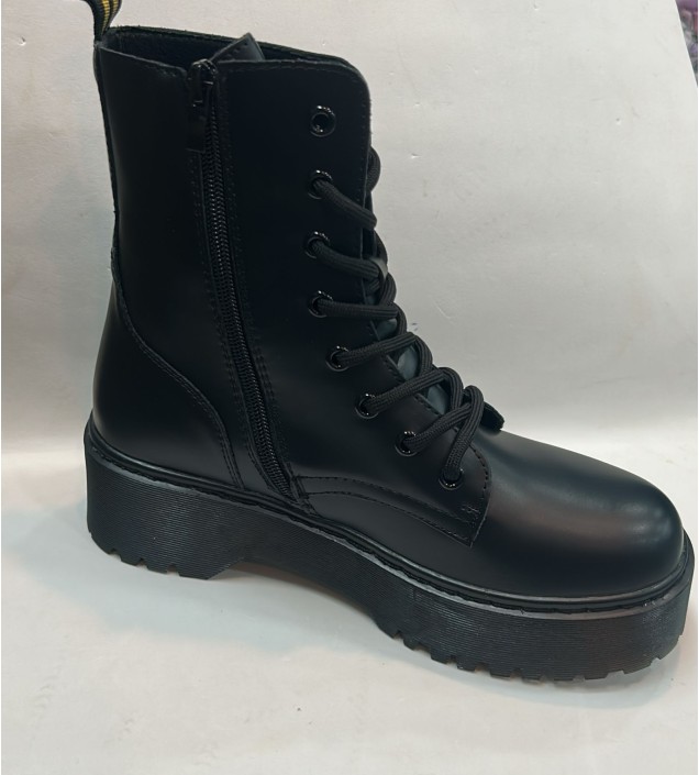 BOTA MILITAR NEGRA 2