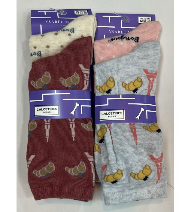 CALCETINES ISABEL MORA NIÑA CROASSANT
