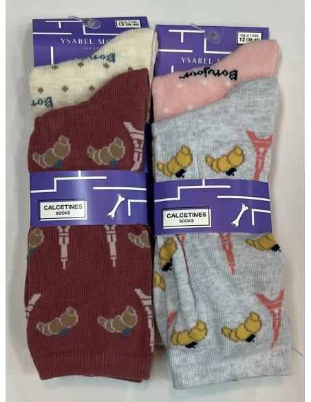 CALCETINES ISABEL MORA NIÑA CROASSANT