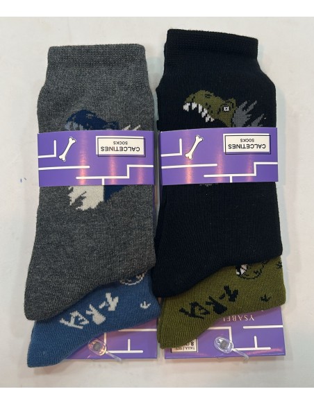 CALCETINES ISABEL MORA DINOSAURIO