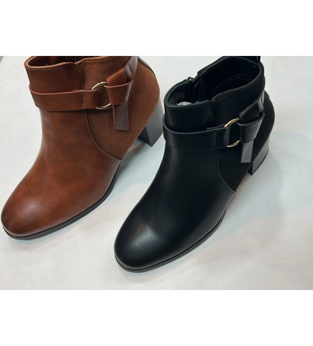 BOTIN MARRON / NEGRO