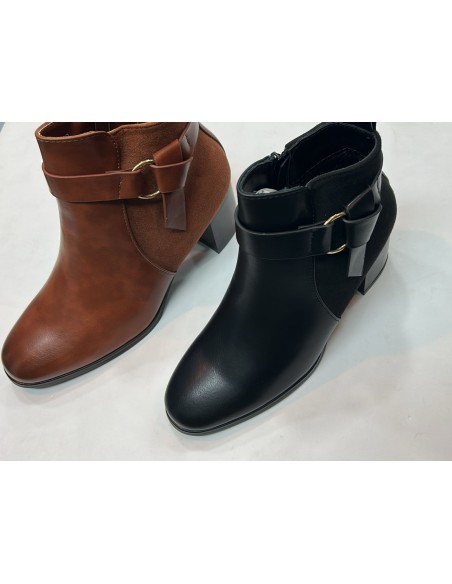 BOTIN MARRON / NEGRO