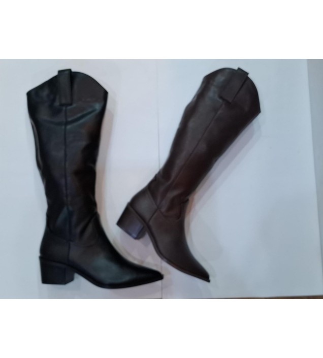BOTA ALTA NEGRA / MARRON