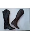BOTA ALTA NEGRA / MARRON