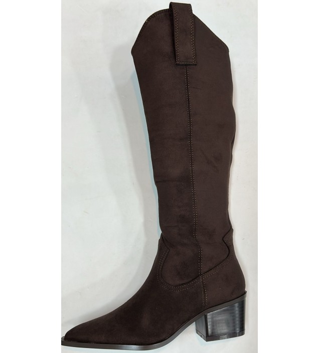 BOTA ALTA MARRON CHOCOLATE