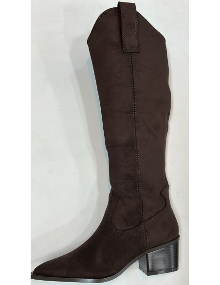 BOTA ALTA MARRON CHOCOLATE